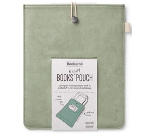 Bookaroo Books & Stuff etui na książkę oliwkowe