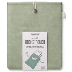 Bookaroo Books & Stuff etui na książkę oliwkowe