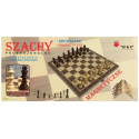 Szachy drewniane magnetyczne 29x29cm