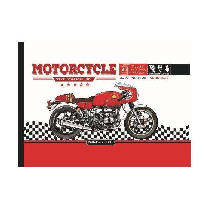 Kolorowanka antystresowa 200x126 20 Motorcycle