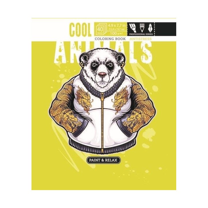 Kolorowanka antystresowa 124x197 20 Cool animals