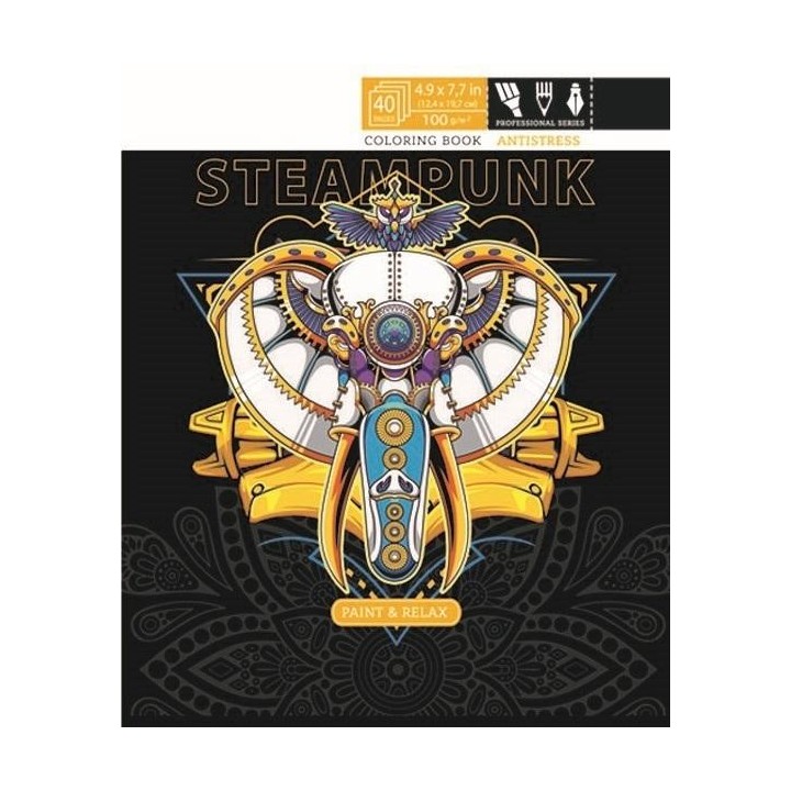 Kolorowanka antystresowa 124x197 20 Steampunk