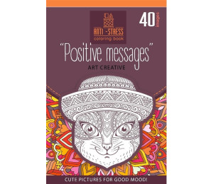 Kolorowanka antystresowa 126x200 20 Positive msg