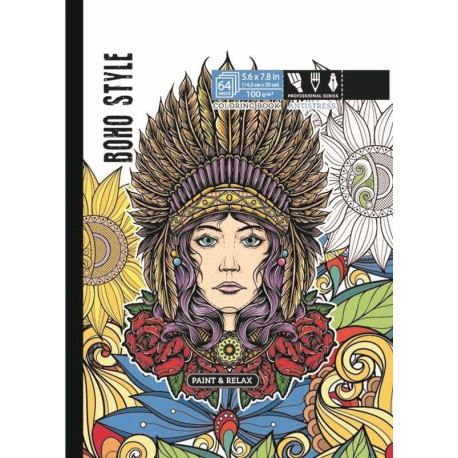 Kolorowanka antystresowa 143x200 32 Boho style