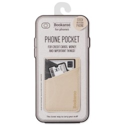 Bookaroo Phone pocket portfel na telefon beżowy