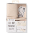 Bookaroo Travel tech-tidy organizer podróżny beż