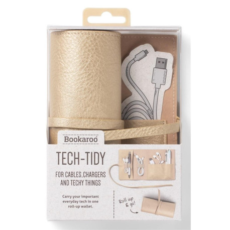 Bookaroo Travel tech-tidy organizer podróżny złoty