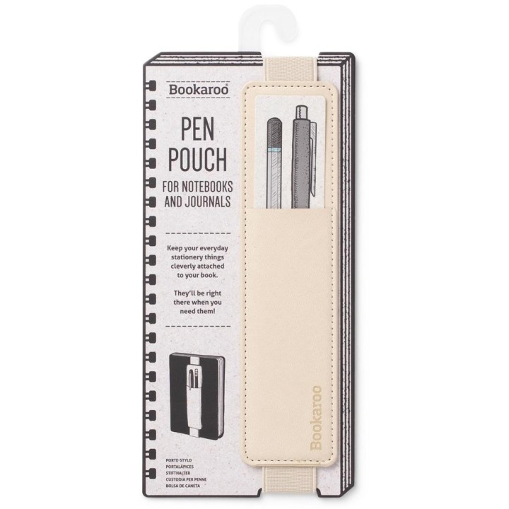 Bookaroo Pen Pouch Uchwyt na długopis beżowy