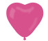 Balony pastelowe Serce bez ndr. ciemny róż 50szt