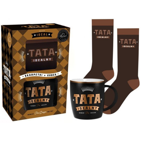 Zestaw kubek + skarpetki Ideał-Tata