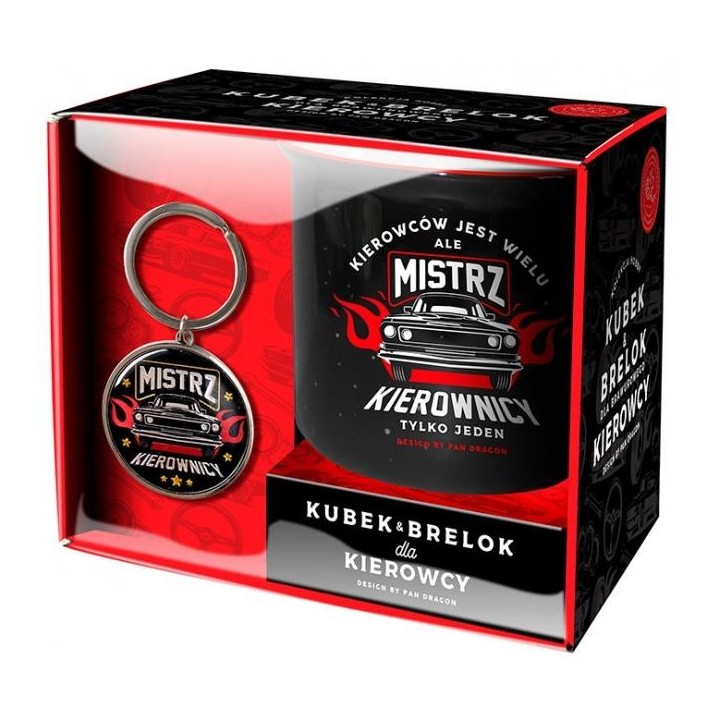 Zestaw kubek + brelok Hobby - Kierowca
