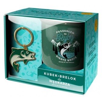 Zestaw kubek + brelok Hobby - Ryby