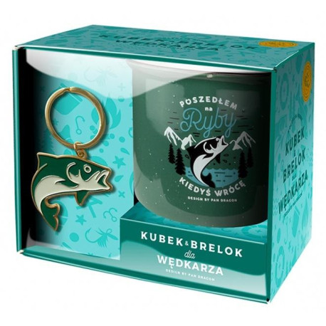 Zestaw kubek + brelok Hobby - Ryby