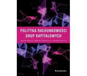 Polityka rachunkowości grup kapitałowych