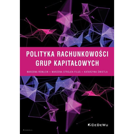 Polityka rachunkowości grup kapitałowych