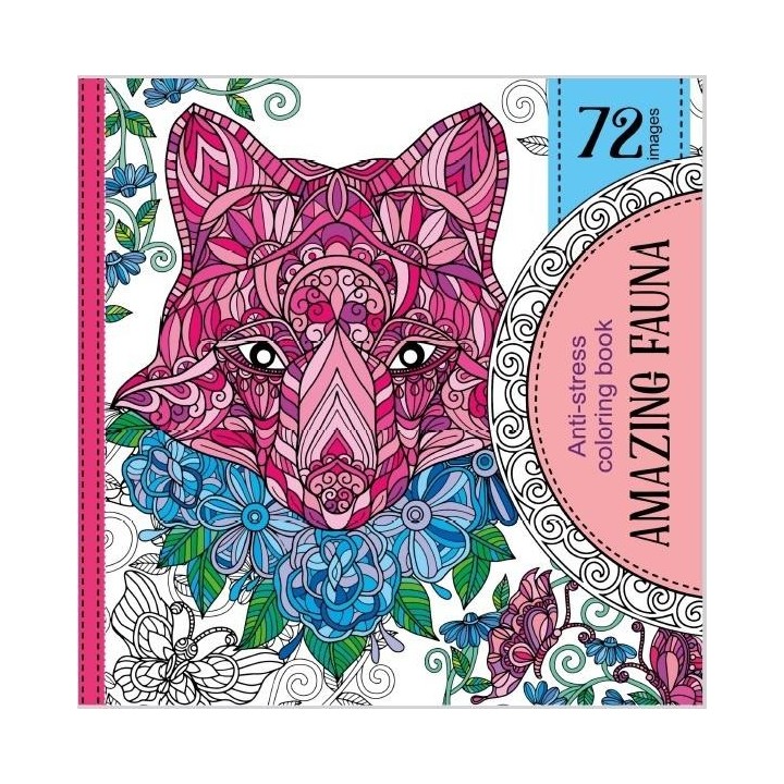 Kolorowanka antystresowa 200x200 Amazing Fauna TW