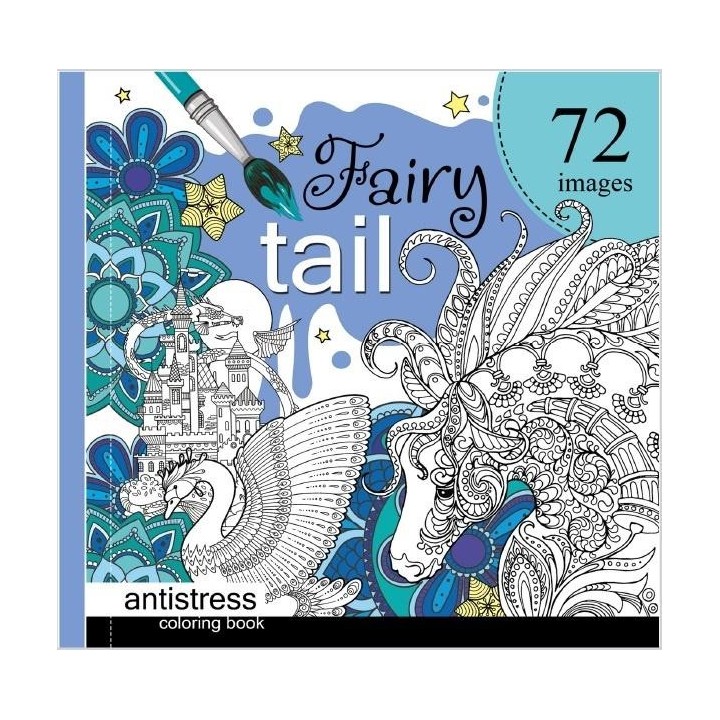 Kolorowanka antystresowa 200x200 Fairy tail Wróżki