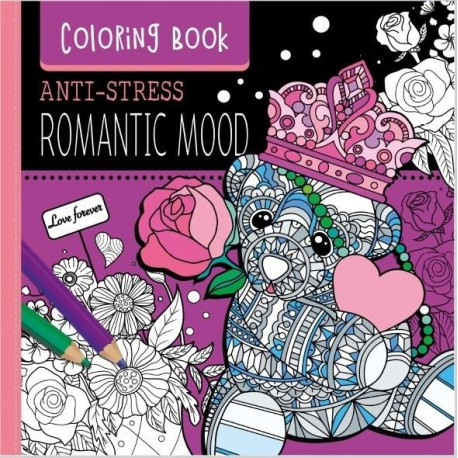 Kolorowanka antystres 250x250 Miłość Romantic Mood