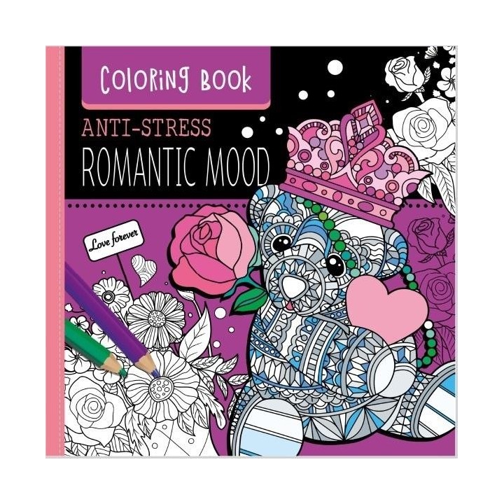 Kolorowanka antystres 250x250 Miłość Romantic Mood