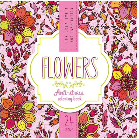 Kolorowanka antystresowa 200x200 12 Flowers