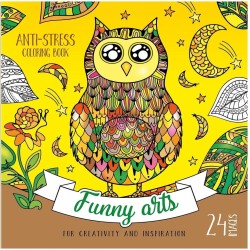 Kolorowanka antystresowa 200x200 12 Funny arts