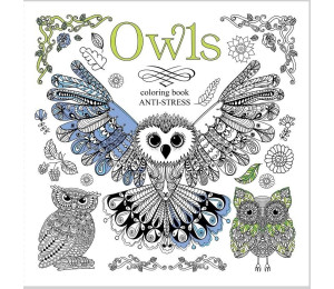 Kolorowanka antystresowa 200x200 12 Owls