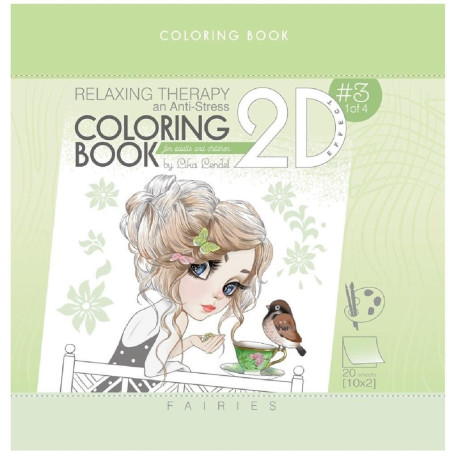 Kolorowanka antystresowa 200x200 Fairies Brokat