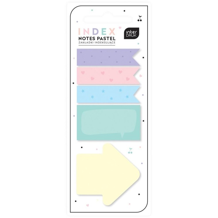 Zakładki indeksujące Pastel 125szt