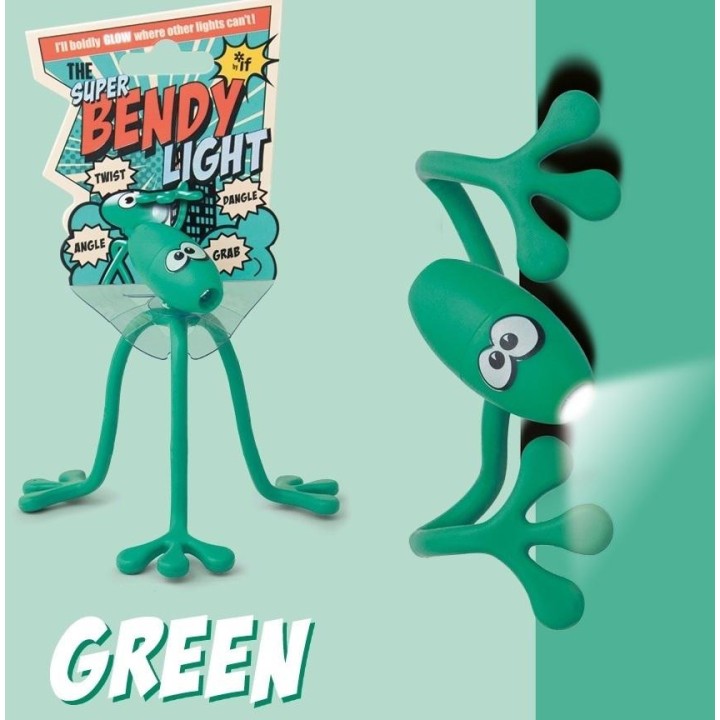 Super Bendy Lampka do książki - zielona