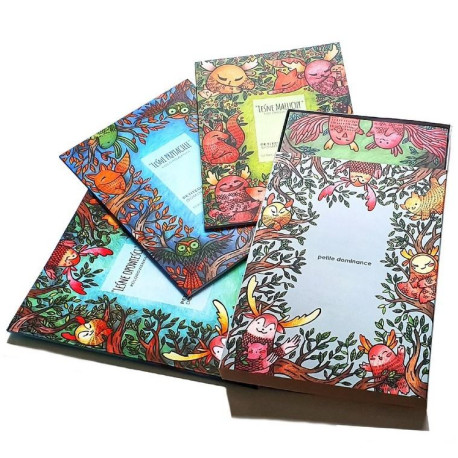 Czteropak kolorowanek Leśne opowieści T.1-4