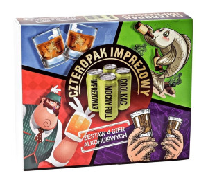 Czteropak imprezowy - zestaw 4 gier alkoholowych