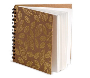 Album na spirali 30K Złote liście HAPPY COLOR