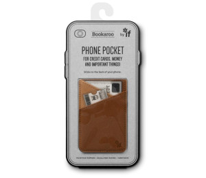 Bookaroo Phone pocket portfel na telefon brązowy