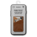Bookaroo Phone pocket portfel na telefon brązowy