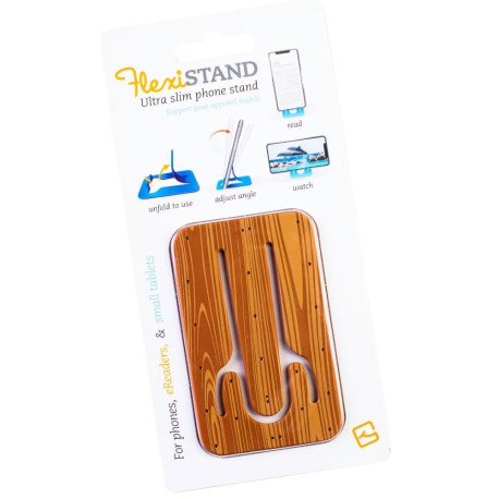 FlexiStand podstawka pod telefon - Wood Drewniana