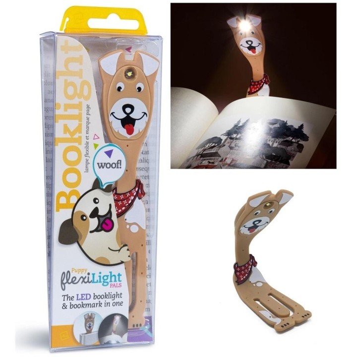 Flexilight Animal Dog - Lampka do książki - Pies