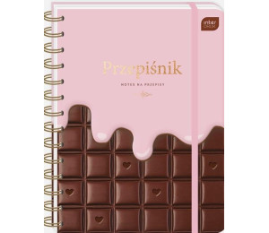 Przepiśnik z gumką A5/240K 90g Chocolate