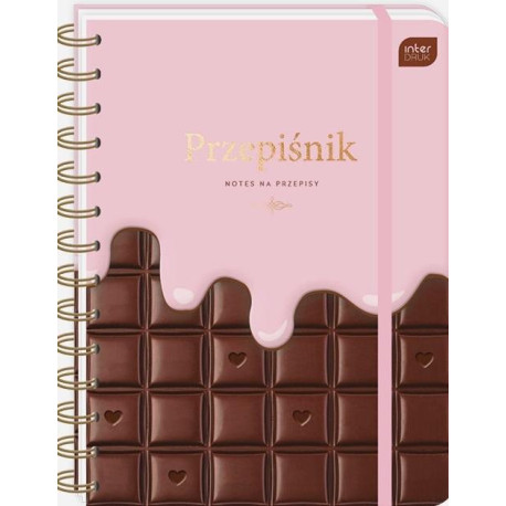 Przepiśnik z gumką A5/240K 90g Chocolate