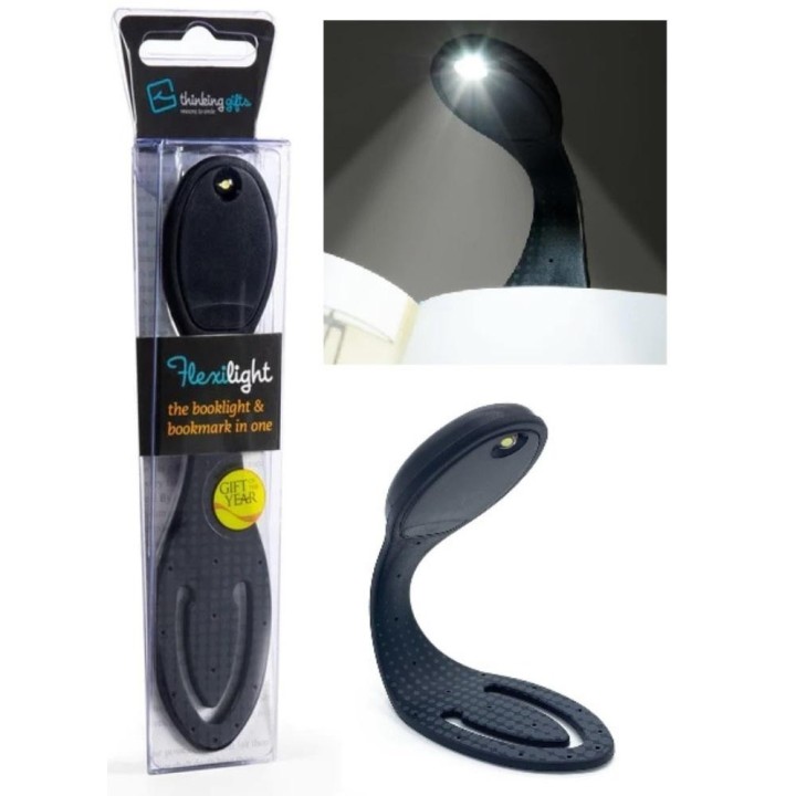 Flexilight Black - Lampka do książki - Czarna