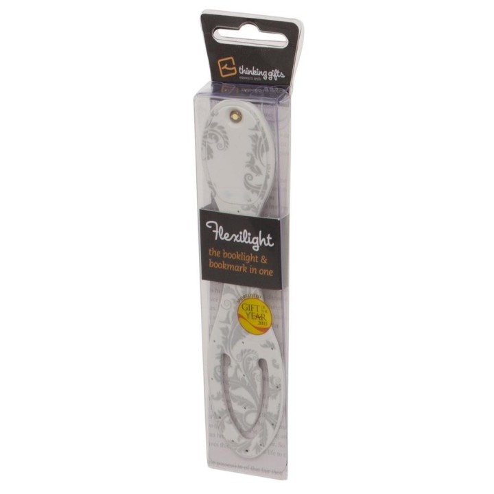 Flexilight White Flowers - Lampka do książki Kwiat