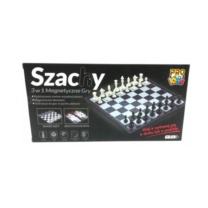 Szachy 3w1 Magnetyczne