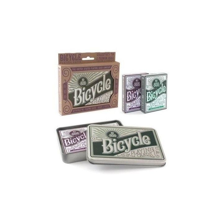 Karty Retro Tin Gift Set BICYCLE