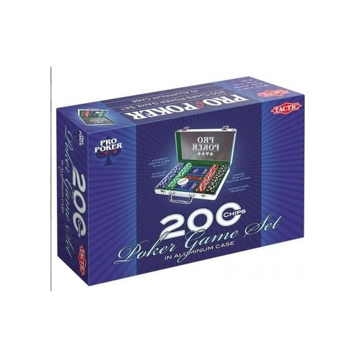 Pro Poker 200 żetonów w aluminiowej walizce