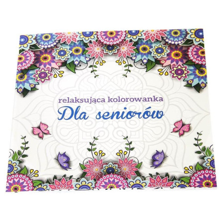 Dla seniorów. Relaksująca kolorowanka