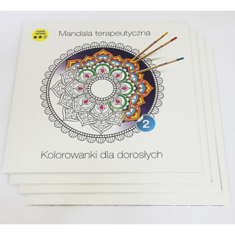 Mandala terapeutyczna 2. Kolorowanki dla dorosłych