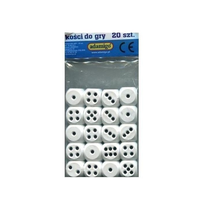 Kości do gry (kpl 20 sztuk)