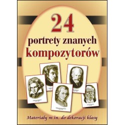 24 portrety najsłynniejszych kompozytorów
