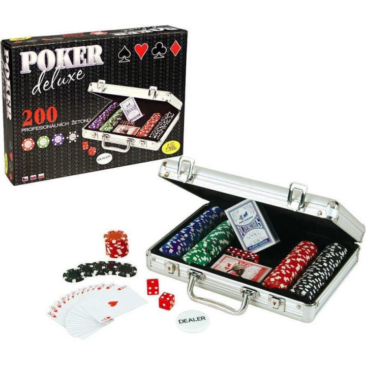 Poker Deluxe 200 żetonów ALBI