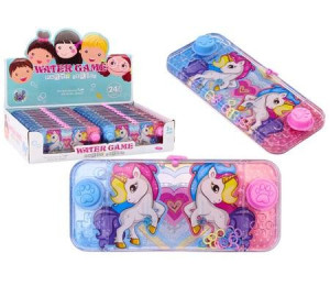 Gra wodna Jednorożec kółeczka różowa