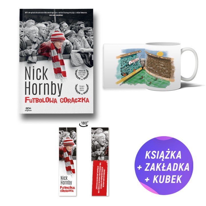 Pakiet SQN Originals: Futbolowa gorączka (książka + kubek Jazda z k*wami! + zakładka gratis)